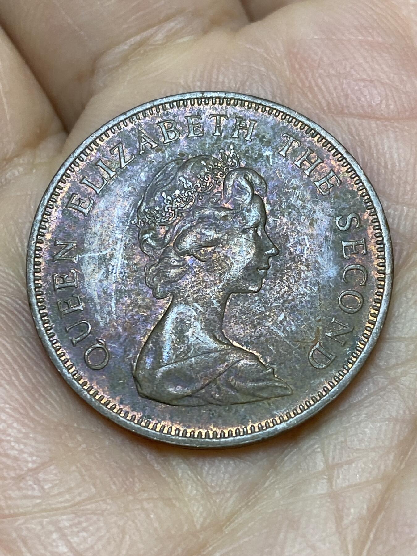 2026年第十一场(总第一百八十场）外国好品散币场(免佣金) 英属泽西岛🇯🇪1980年2新便士(伊丽莎白二世中年花冠，十进制第一套关门年)