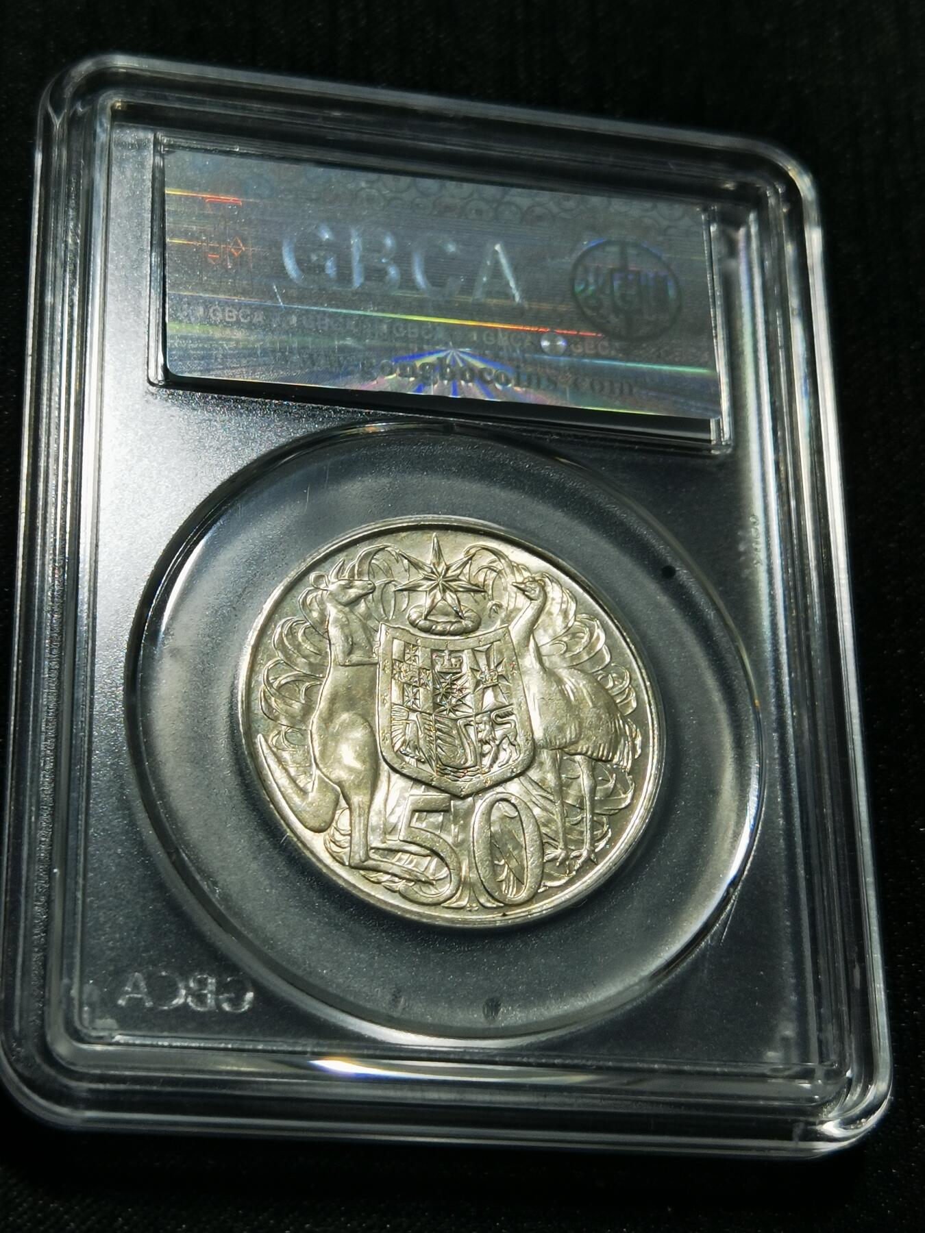 天下钱庄专场欢迎参拍 澳大利亚伊丽莎白半圆银币