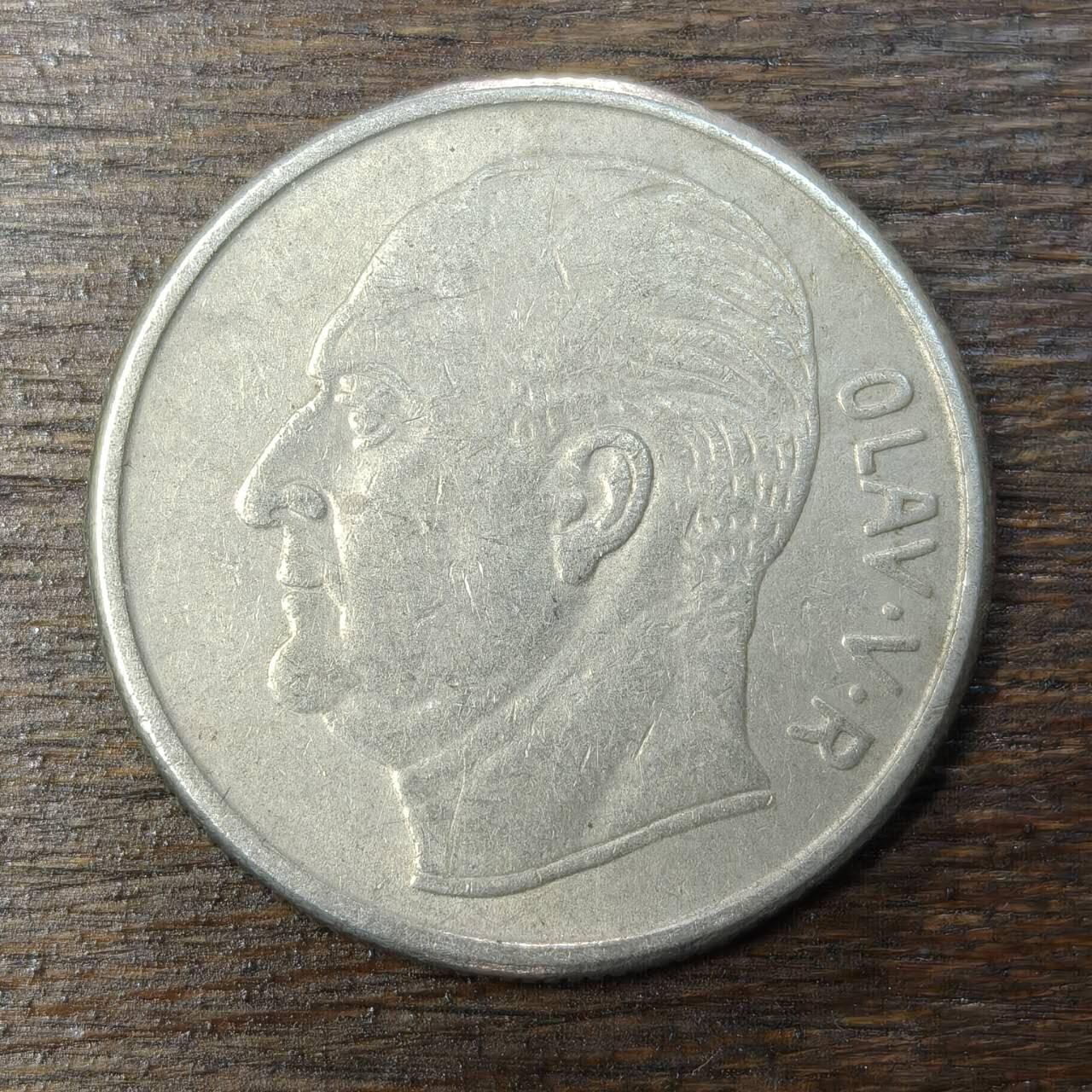 【铜匠收藏】★第138场★散币场。不寄存，30包邮。不满30元，支付5元运费。《接受代拍 代送NGC评级》 98【无寄存】挪威 1962年 1克朗 铜镍币