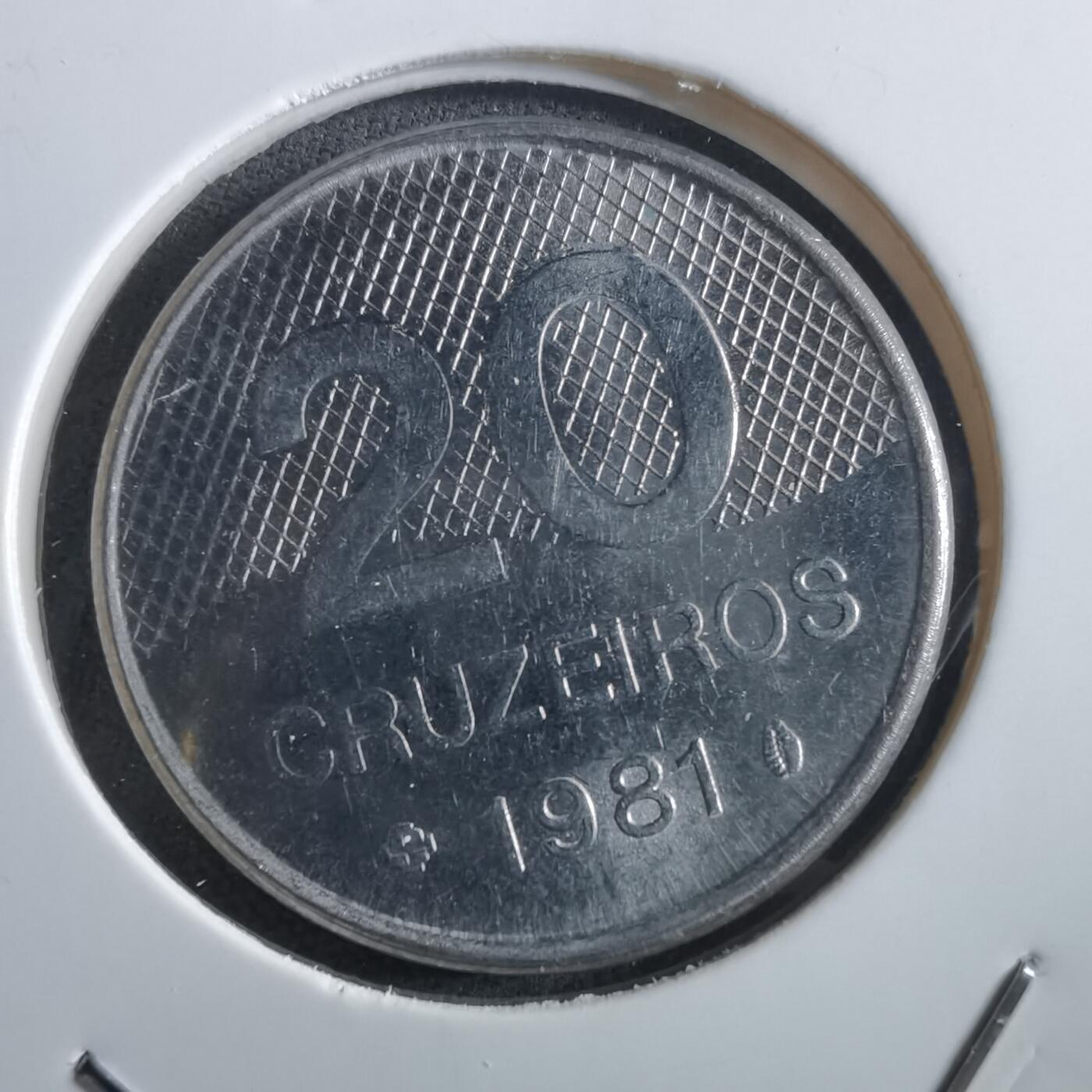 沼泽如烟--第966场 巴西1981年20克鲁塞罗