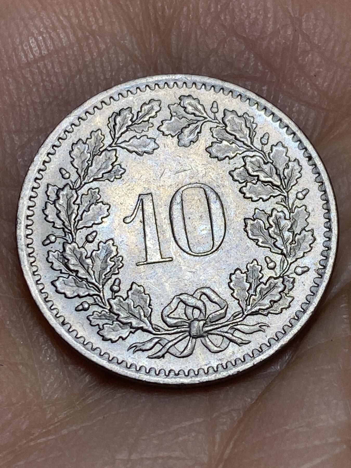 2026年第十一场(总第一百八十场）外国好品散币场(免佣金) 瑞士🇨🇭1978年10拉彭(第二版，无标版)