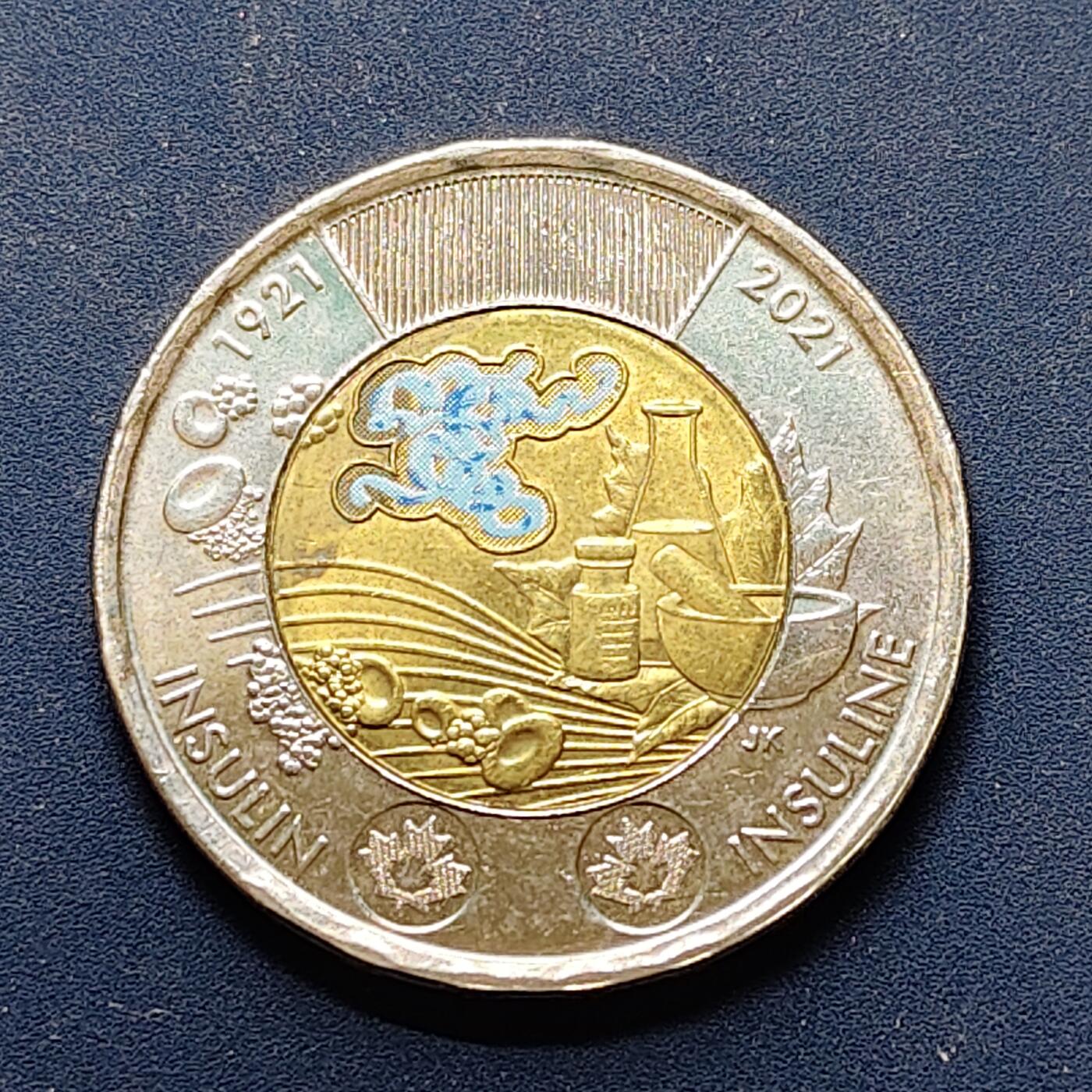 【全场包邮】纯粹捡漏拍496场-持续更新中 加拿大2024年2元因纽特努纳特彩色双色纪念币