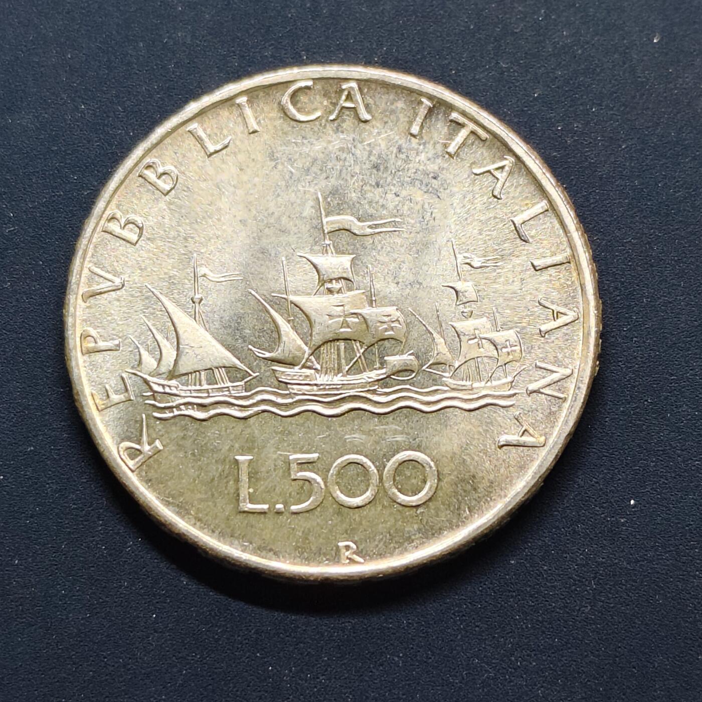 【全场包邮】纯粹捡漏拍497场-持续更新中 意大利1970年帆船女神500里拉银币【29毫米11克83.5%】