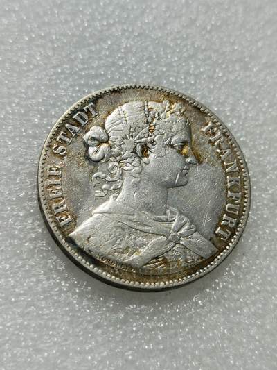 天下钱庄专场欢迎参拍 - 法兰克福少女1泰勒银币