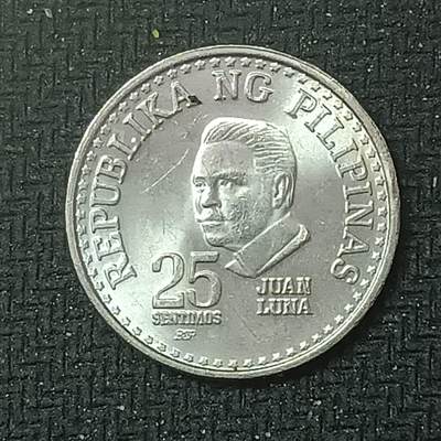 新2026B第六组世界各国精品钱币奖章纪念章花钱401-830 - 432菲律宾25分