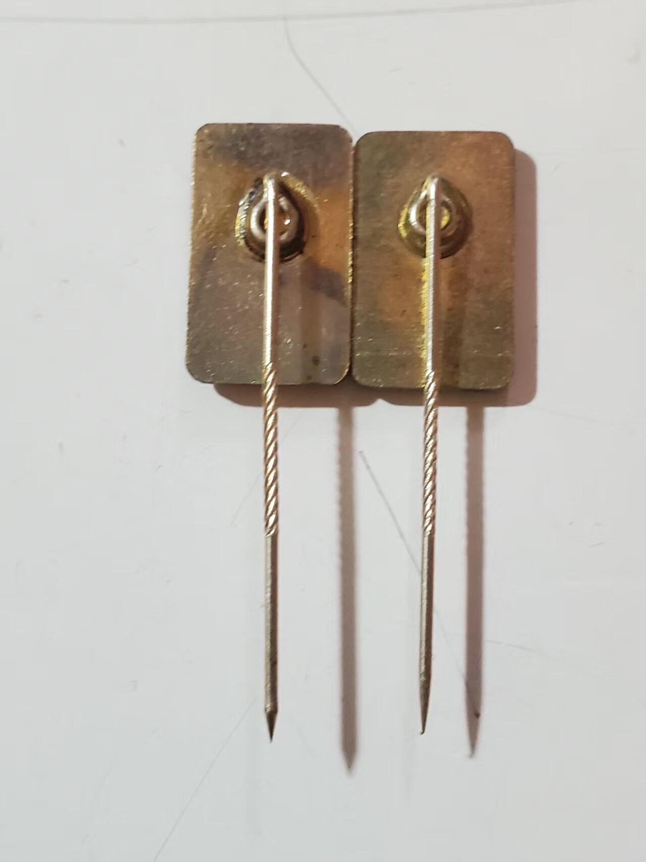 韵星假日拍卖第三十七期 -- Rimey Holidays Auction 37  民主德国Gst准军事部队一二级技能章插针一组