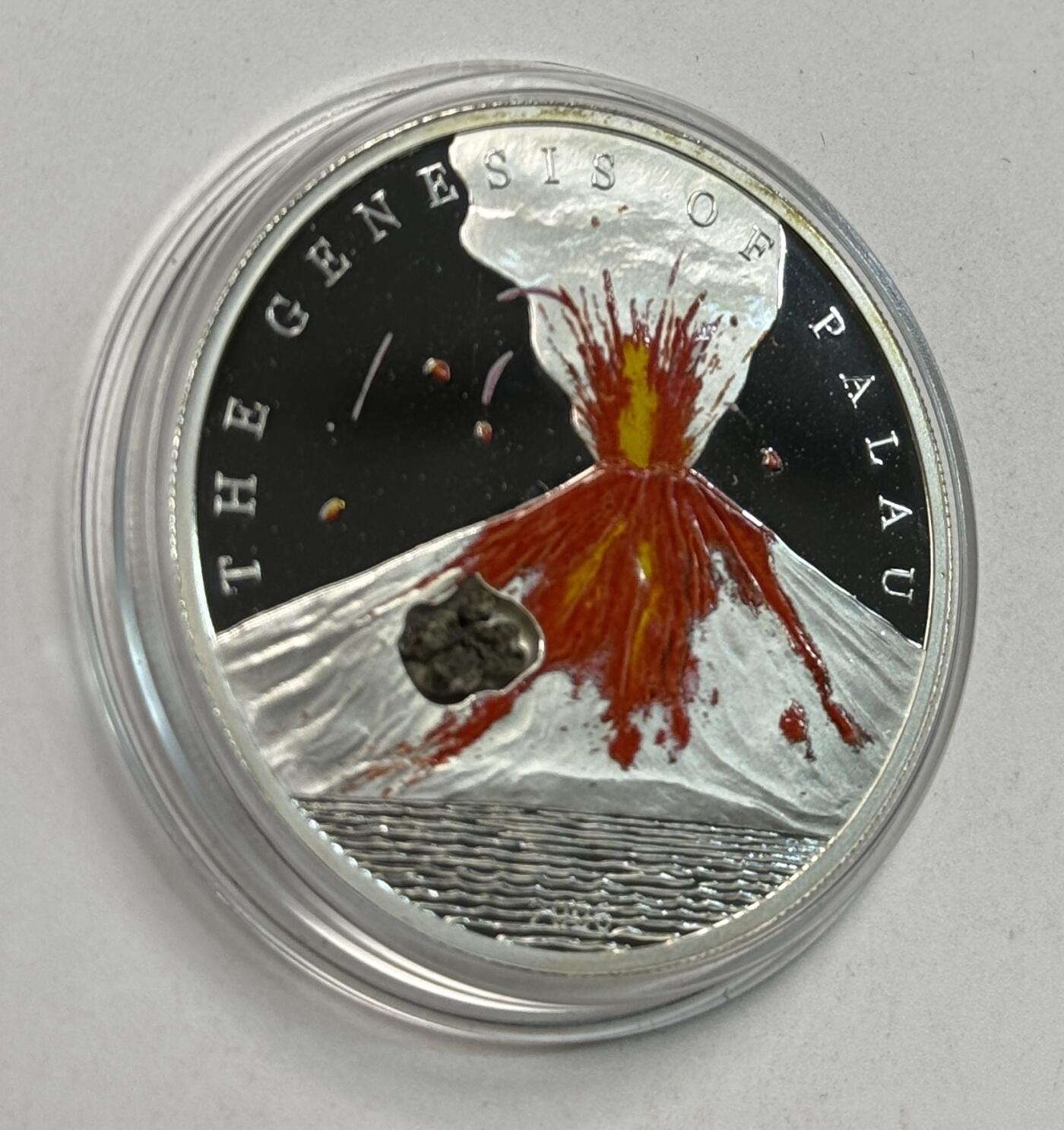 S&S Numismatic世界钱币-拍卖 第119期  帕劳2006年 帕劳的创世纪系列-火山 5元精制纪念银币  25克925银