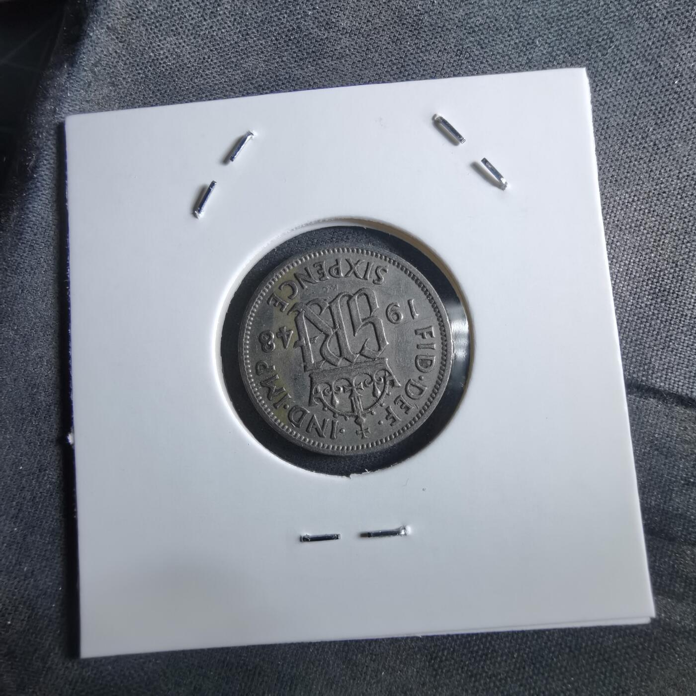 沼泽如烟--第966场 英国1948年6便士