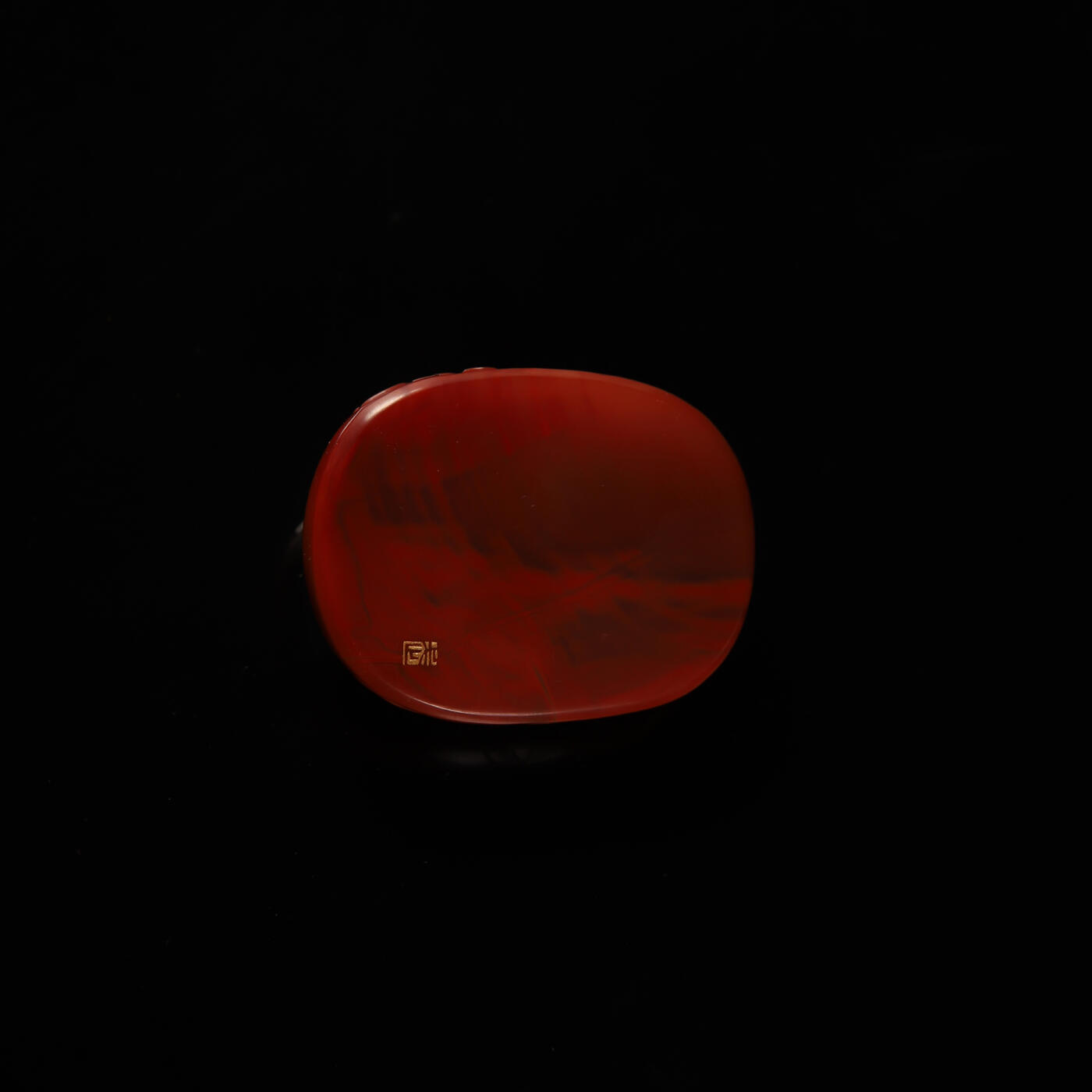 瑰丽珠宝（一） 苏工名家娄爱武作品 花开富贵牡丹花南红吊坠