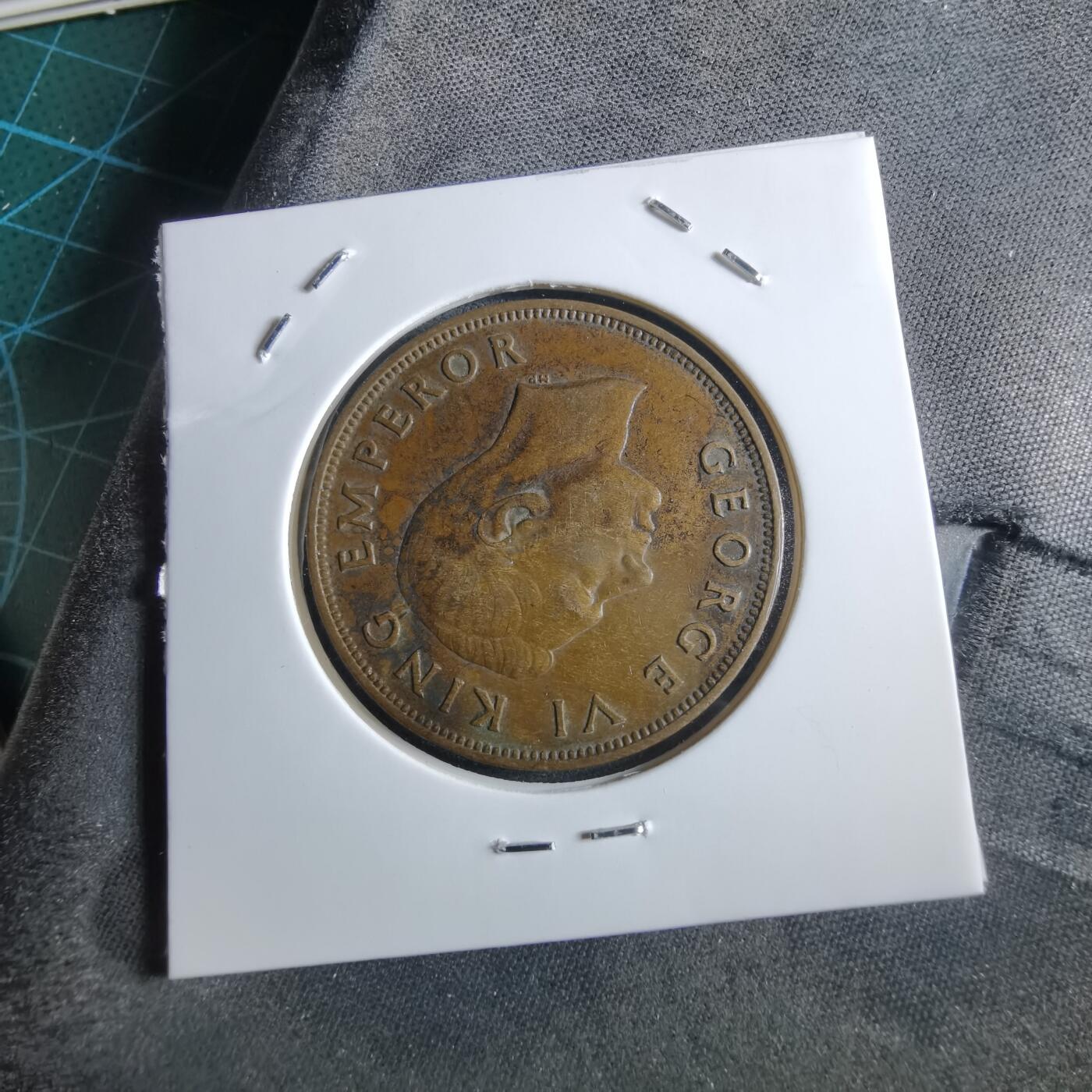 沼泽如烟--第966场 新西兰1946年1便士