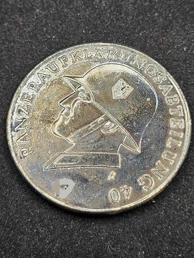 0元起拍勋章 第327期 咸鱼国勋章拍卖专场 1月21日（周三）下午6：00开始 - ww2 1940年 德国第14装甲师纪念章