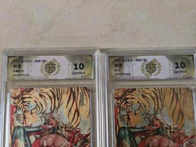 夜之极第三十八期 （1月17日周六晚9点截拍，欢迎竞拍） - CCG&焱卡 寅虎一对 浮雕+粗闪 10g