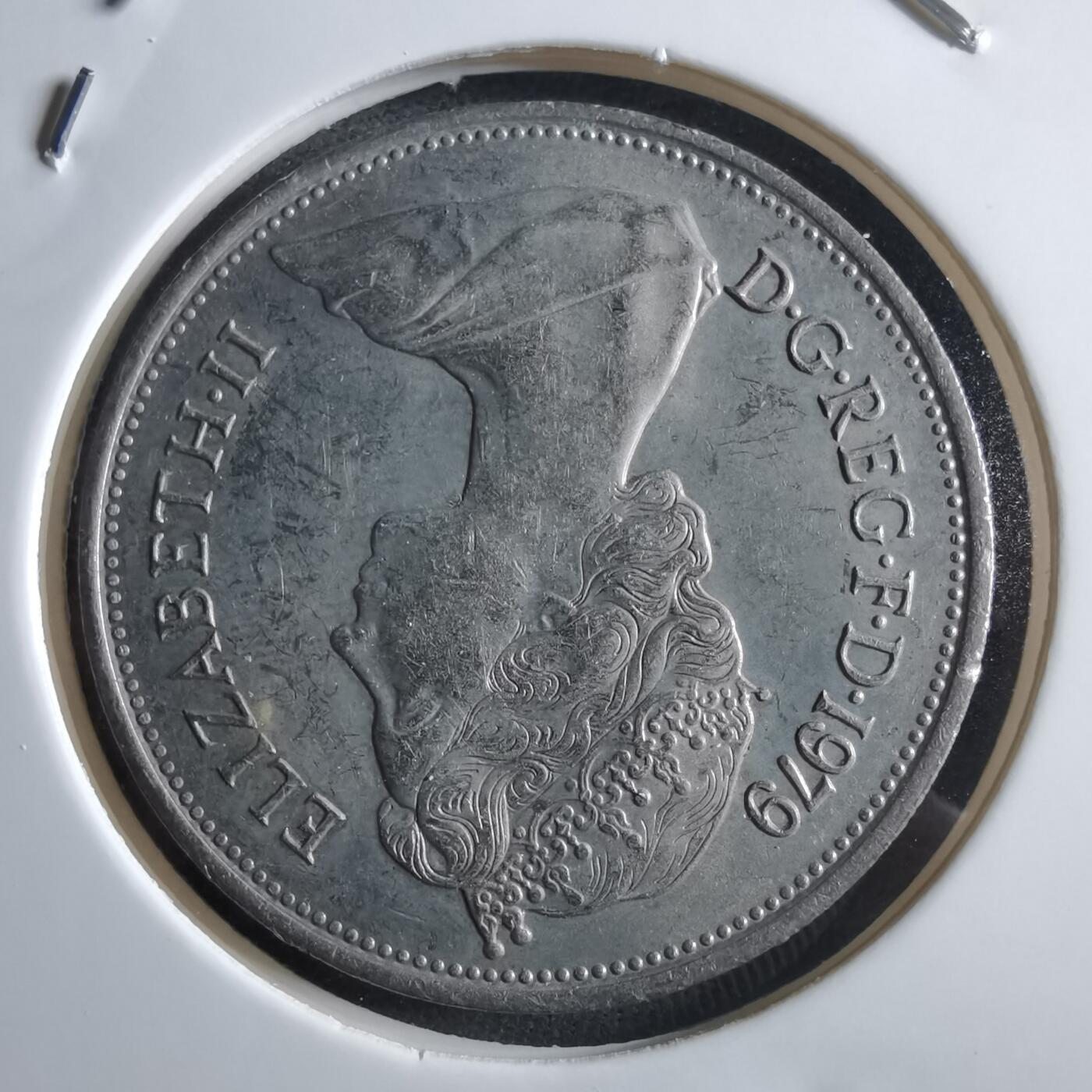 沼泽如烟--第966场 英国1979年10便士