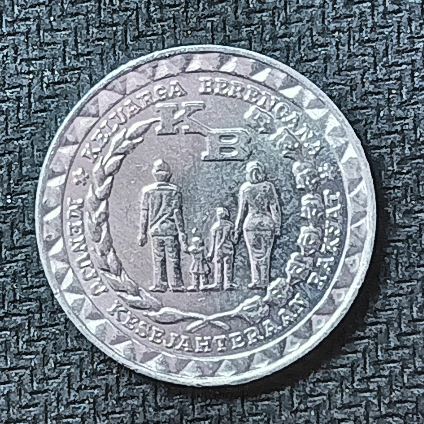 新2026B第六组世界各国精品钱币奖章纪念章花钱401-830 449印度尼西亚5卢比