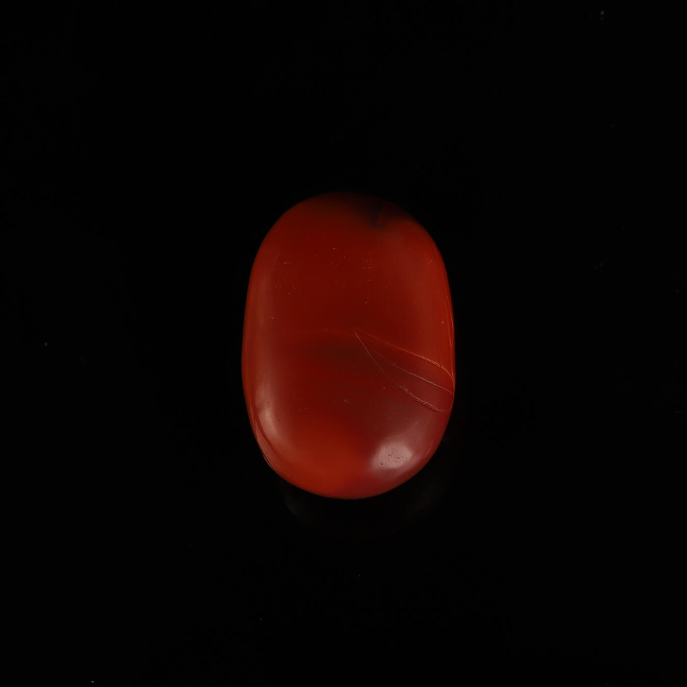 瑰丽珠宝（一） 精工雕刻高品满色满肉弥勒佛南红吊坠