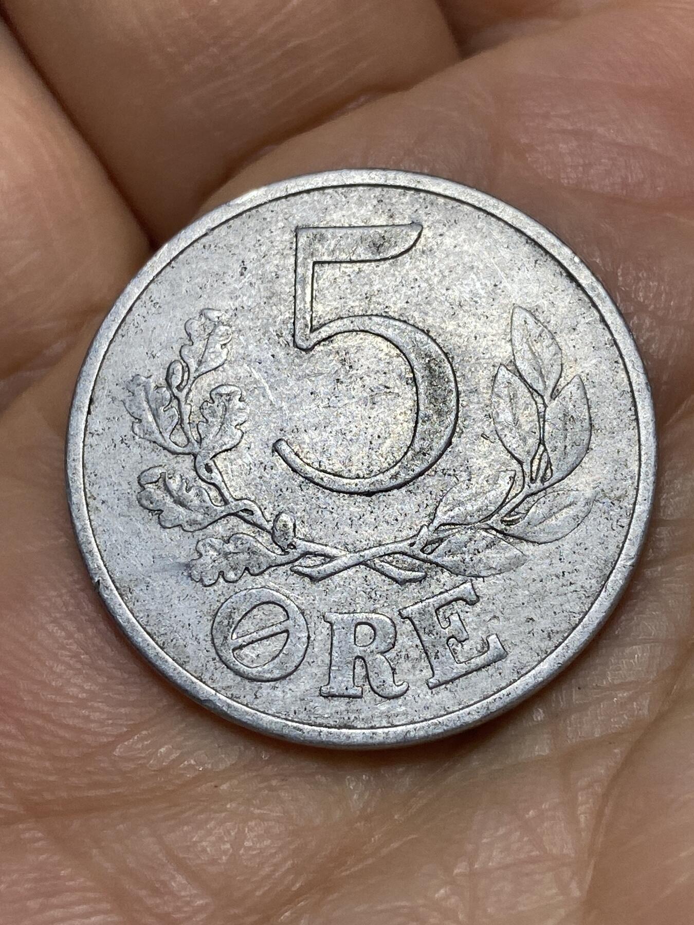 2026年第十一场(总第一百八十场）外国好品散币场(免佣金) 丹麦🇩🇰1941单年份5欧尔(克里斯蒂安十世第七版，N; S版)