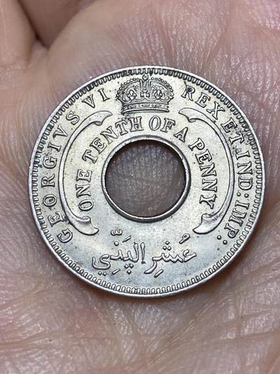 2026年第十一场(总第一百八十场）外国好品散币场(免佣金) - 原光好品–英属西非1945年1/10便士(乔治六世第一版)