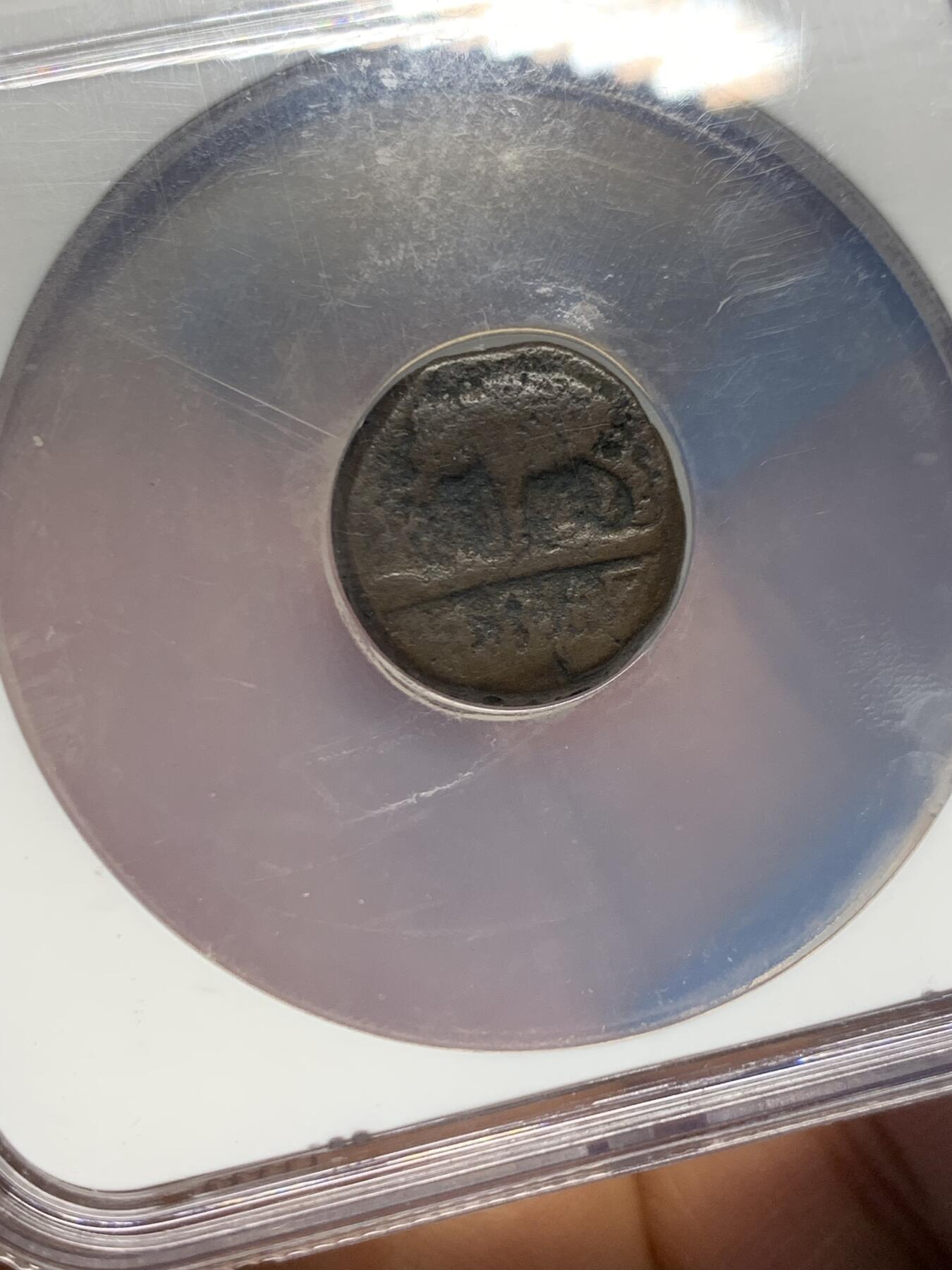 《竞宝斋》第459场 周日，周一，2场连拍 （全场包邮）欢迎送拍 亚军分 NGC VG8BN 英属锡兰1815年1/48Rixdollar铜币