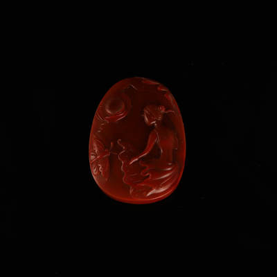 瑰丽珠宝（一） - 苏工名家魏海涛作品 梦之舞南红吊坠