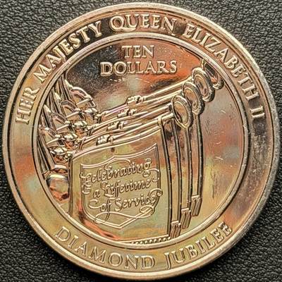 ＜星葵钱币社＞散币克朗场第68期·1月23日发货 - 斐济2012年女王登基60周年10元克朗型纪念币