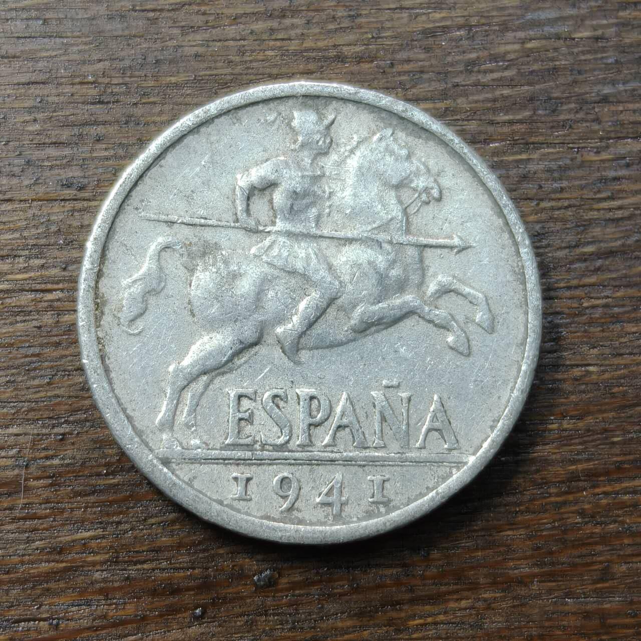 【铜匠收藏】★第138场★散币场。不寄存，30包邮。不满30元，支付5元运费。《接受代拍 代送NGC评级》 66【无寄存】西班牙1941年10分铝币