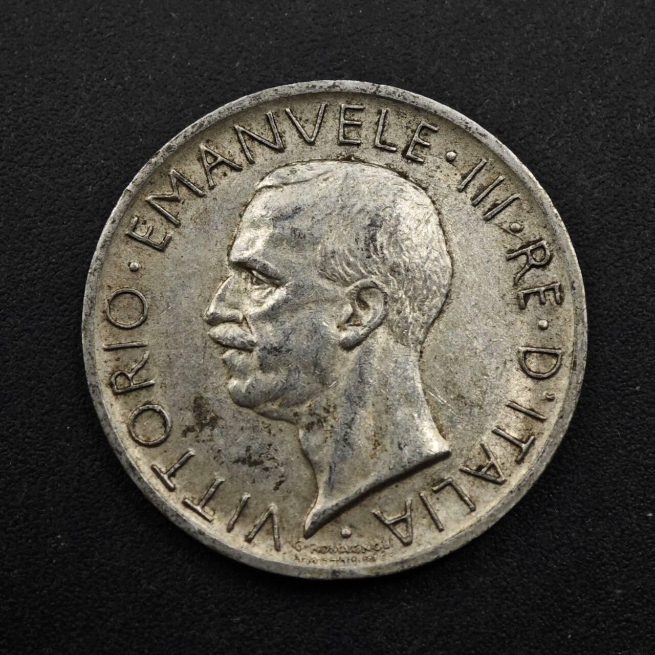 【淘币小摊】实时拍第八百五十拍   散币银币场   满百包邮可预留二周 每周一统一发货   意大利1928年5里拉银币