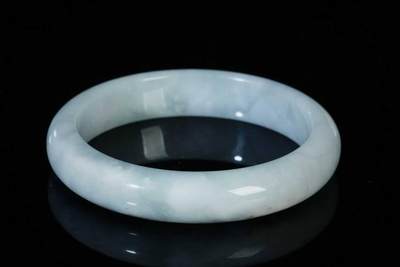 上海都达杂项专场三（全场包邮） - 天然冰糯种翡翠手镯86-41