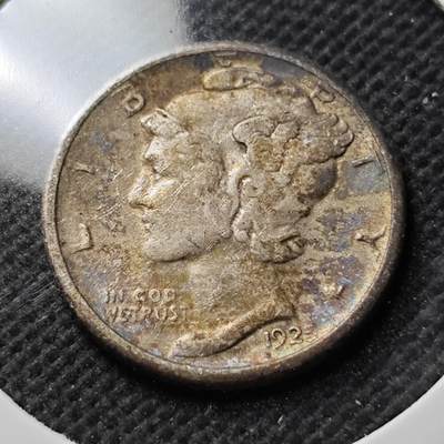 KK钱币收藏小铺  第400期  百期特拍（四拍之四）2月预留时间 周末发货 -  1925美国小飞人银币 早年份