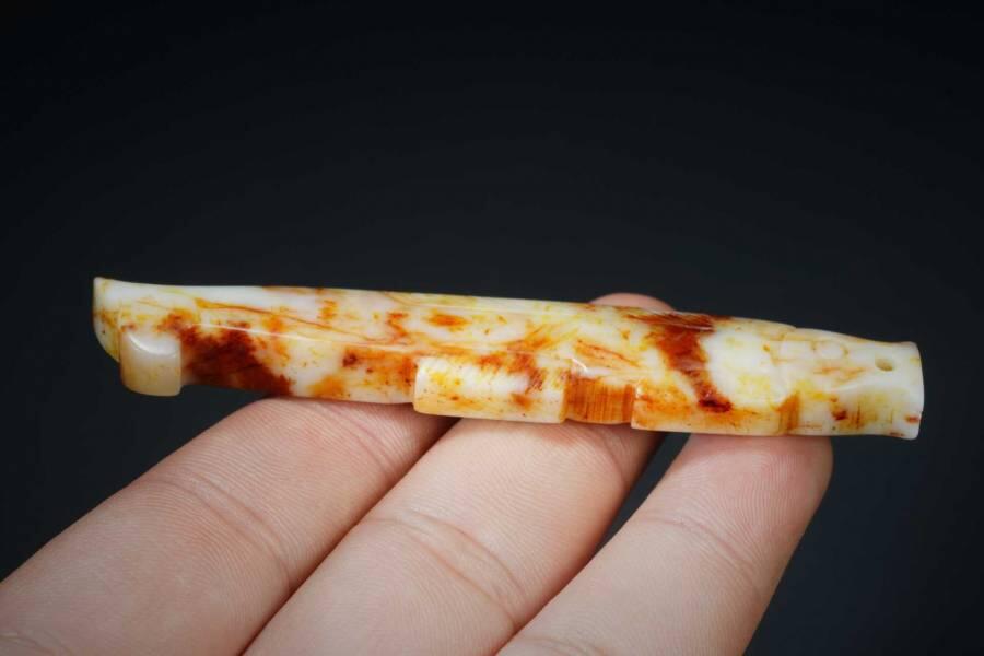 上海都达杂项专场三（全场包邮） 和田古玉鱼挂件86-2