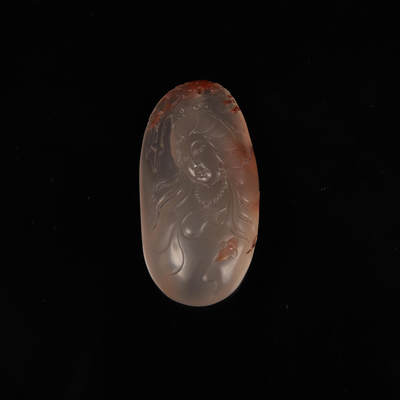 瑰丽珠宝（一） - 大师雕工玉贵人南红荔枝冻吊坠