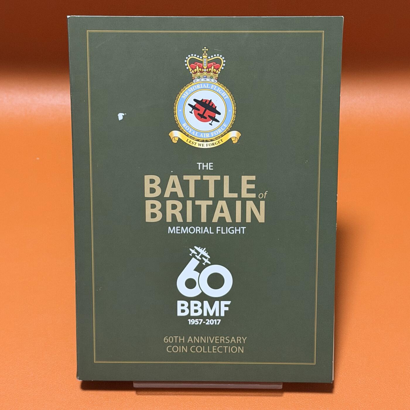 ＜星葵钱币社＞散币克朗场第68期·1月23日发货 〈勿拍·该系列克朗币中拍最多者将免费获取〉根西岛2017年不列颠空战60周年系列卡装纸盒册（空册不含纪念币）