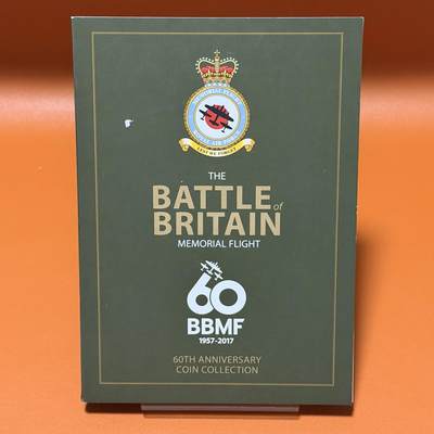 ＜星葵钱币社＞散币克朗场第68期·1月23日发货 - 〈勿拍·该系列克朗币中拍最多者将免费获取〉根西岛2017年不列颠空战60周年系列卡装纸盒册（空册不含纪念币）