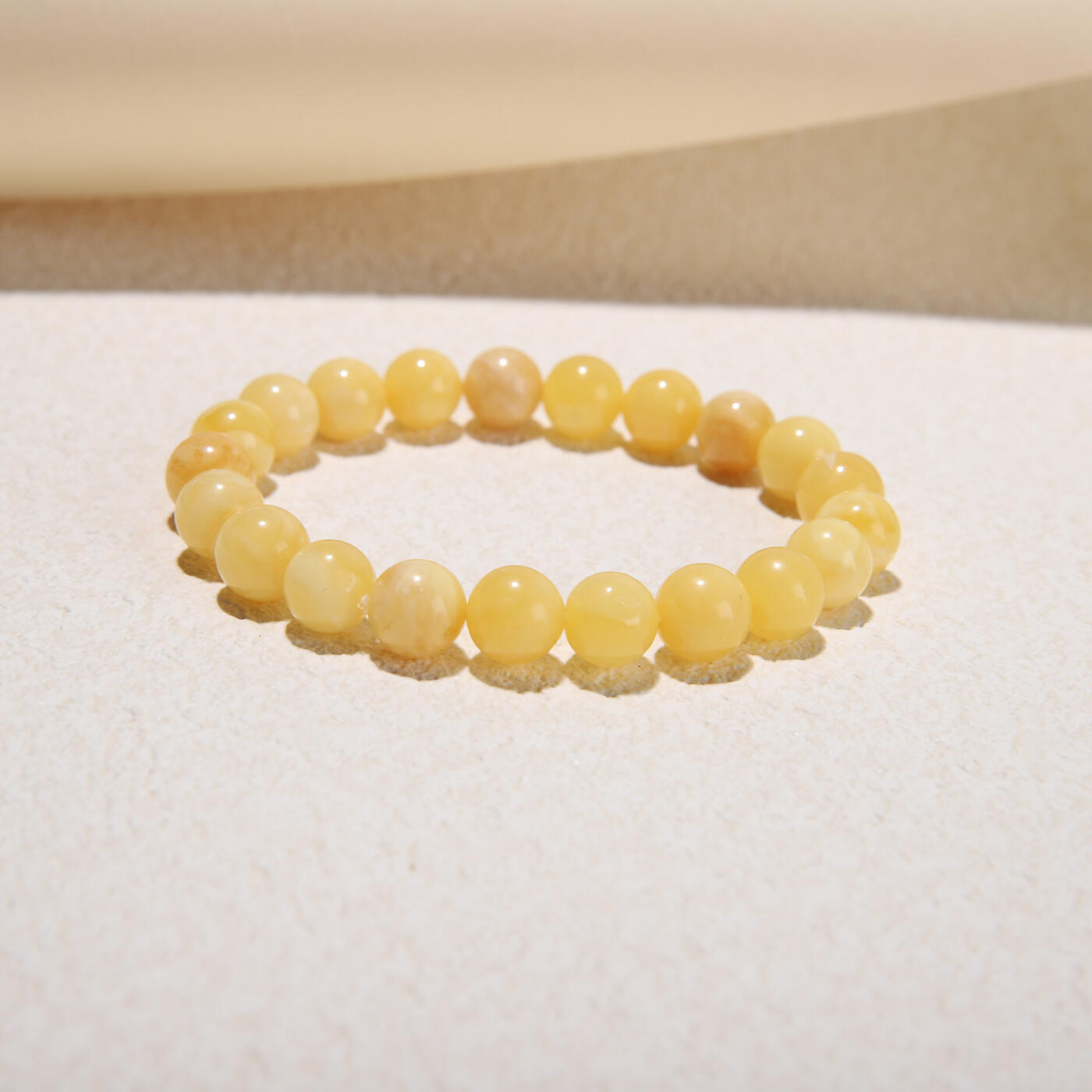 瑰丽珠宝（一） 俄白花蜜蜡手串