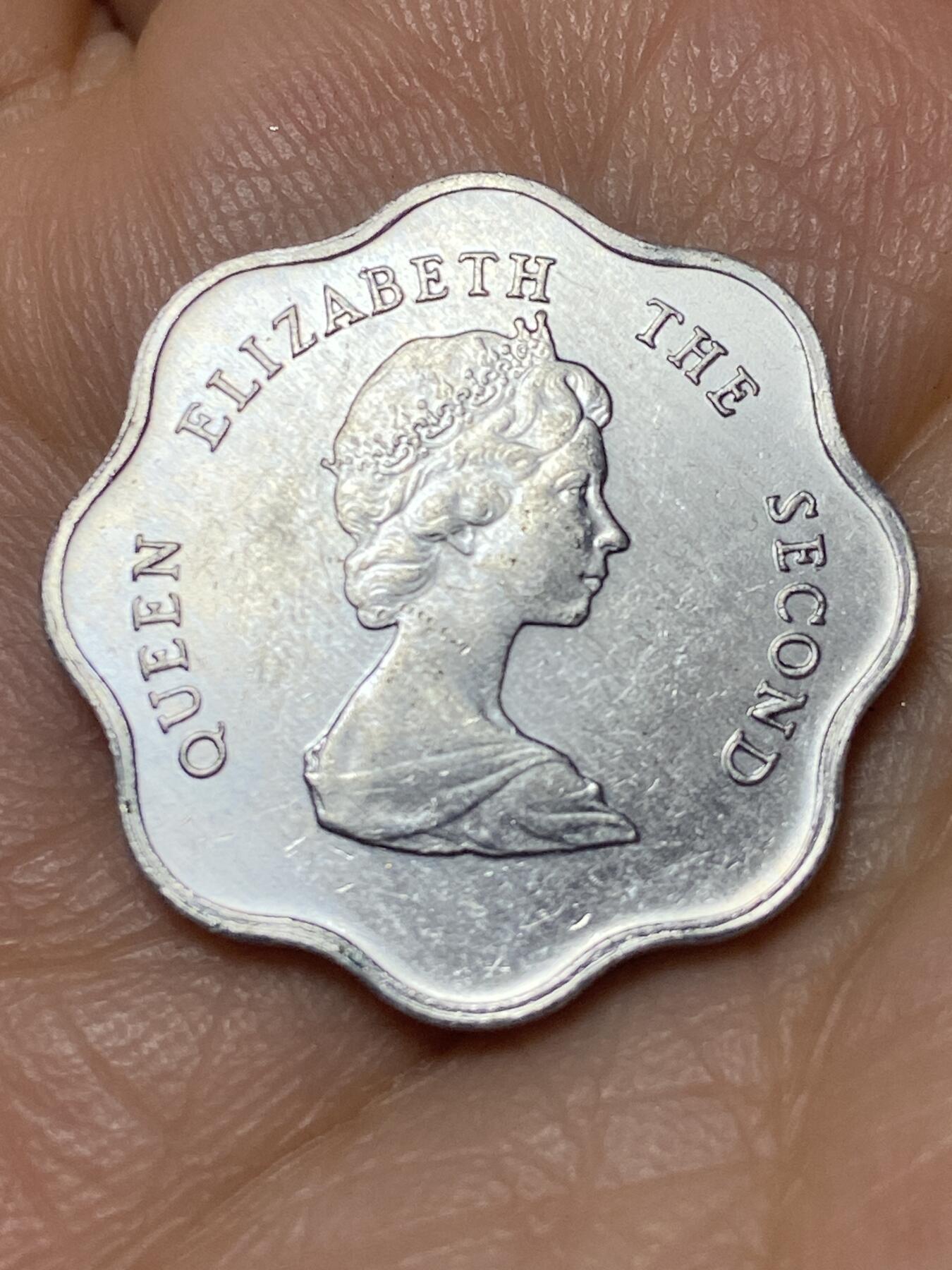 2026年第十一场(总第一百八十场）外国好品散币场(免佣金) 东加勒比1989年5分(伊丽莎白二世中年花冠，第二版)