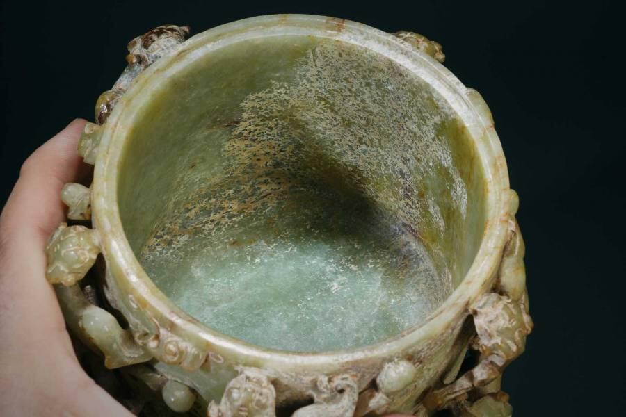 上海都达杂项专场三（全场包邮）  和田古玉鱼挂件86-1