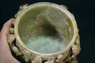 上海都达杂项专场三十四【年后发货全场包邮】   和田古玉鱼挂件86-1