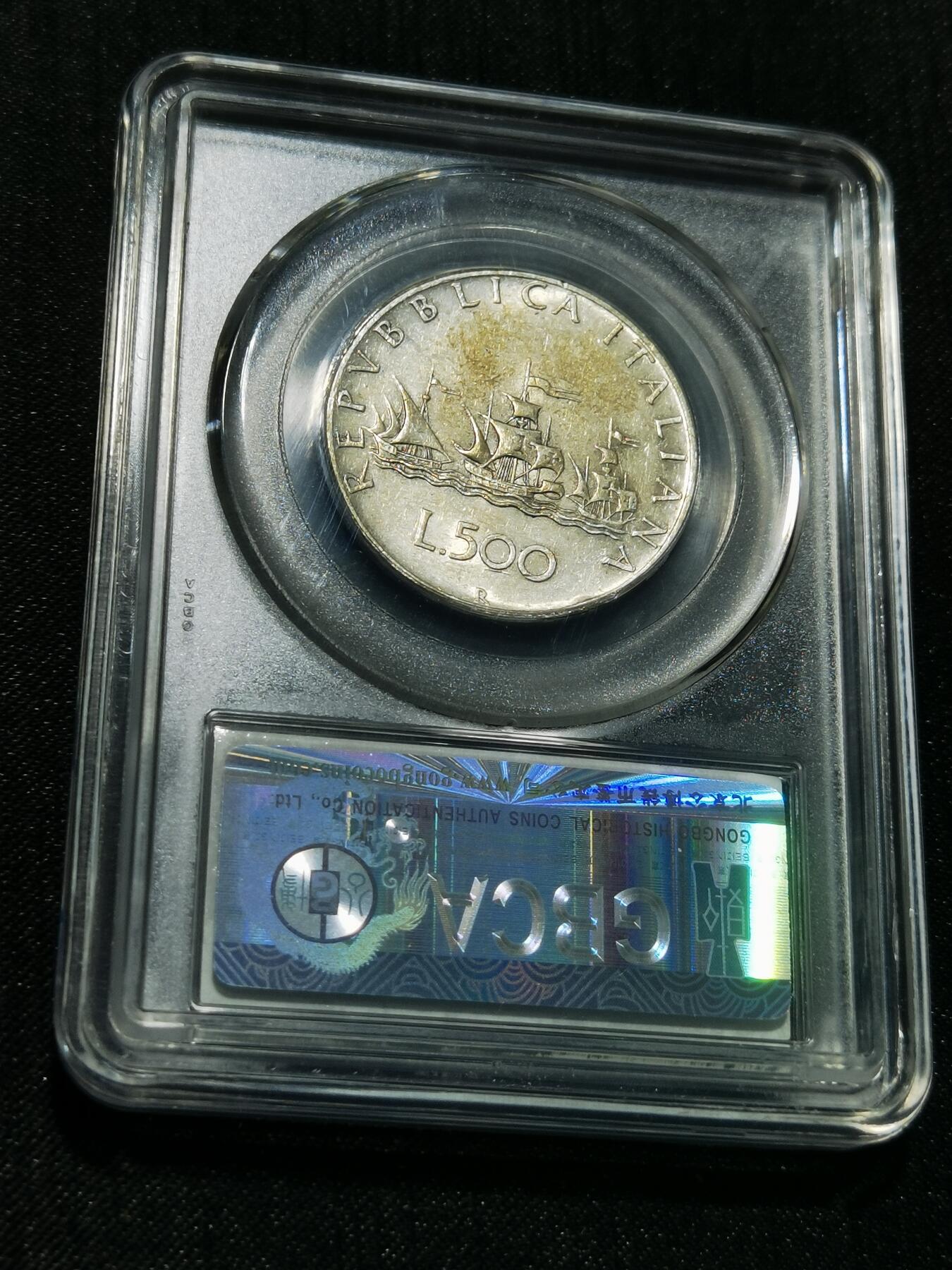 天下钱庄专场欢迎参拍 意大利少女500里拉银币