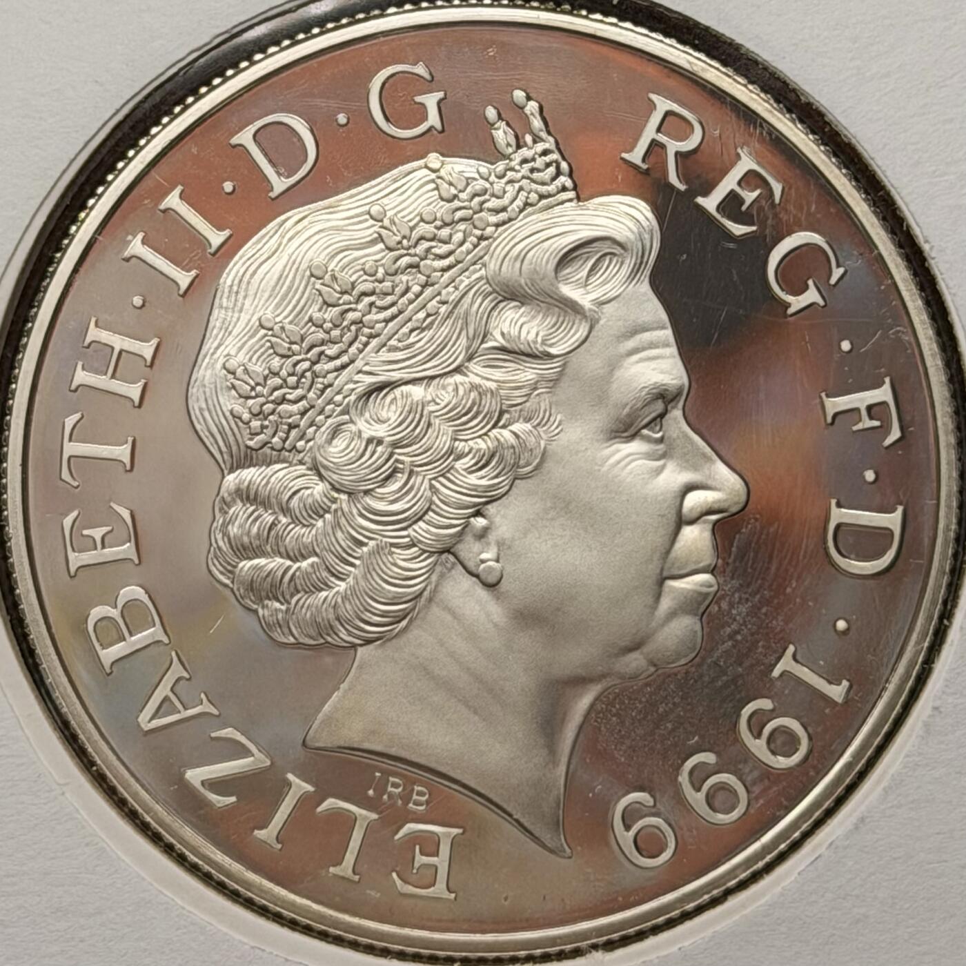 ＜星葵钱币社＞散币克朗场第68期·1月23日发货 〈邮币封〉英国1997年戴安娜王妃5镑克朗型纪念币