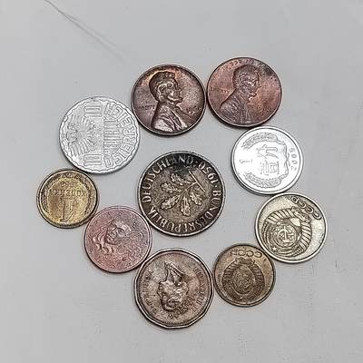 PCAI钱币  19-719  日本硬币专场 - 外国硬币一组