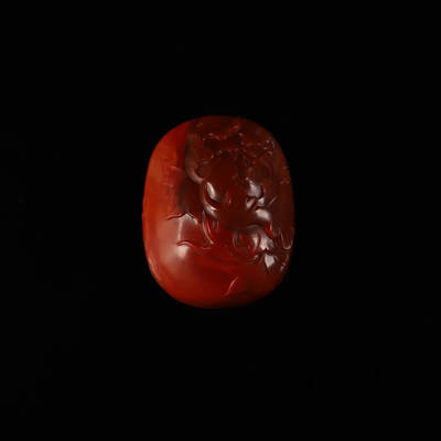 瑰丽珠宝（一） - 苏工名家娄爱武作品 花开富贵牡丹花南红吊坠