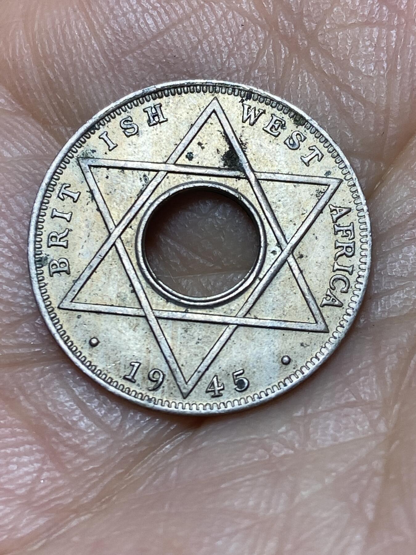 2026年第十一场(总第一百八十场）外国好品散币场(免佣金) 原光好品–英属西非1945年1/10便士(乔治六世第一版)