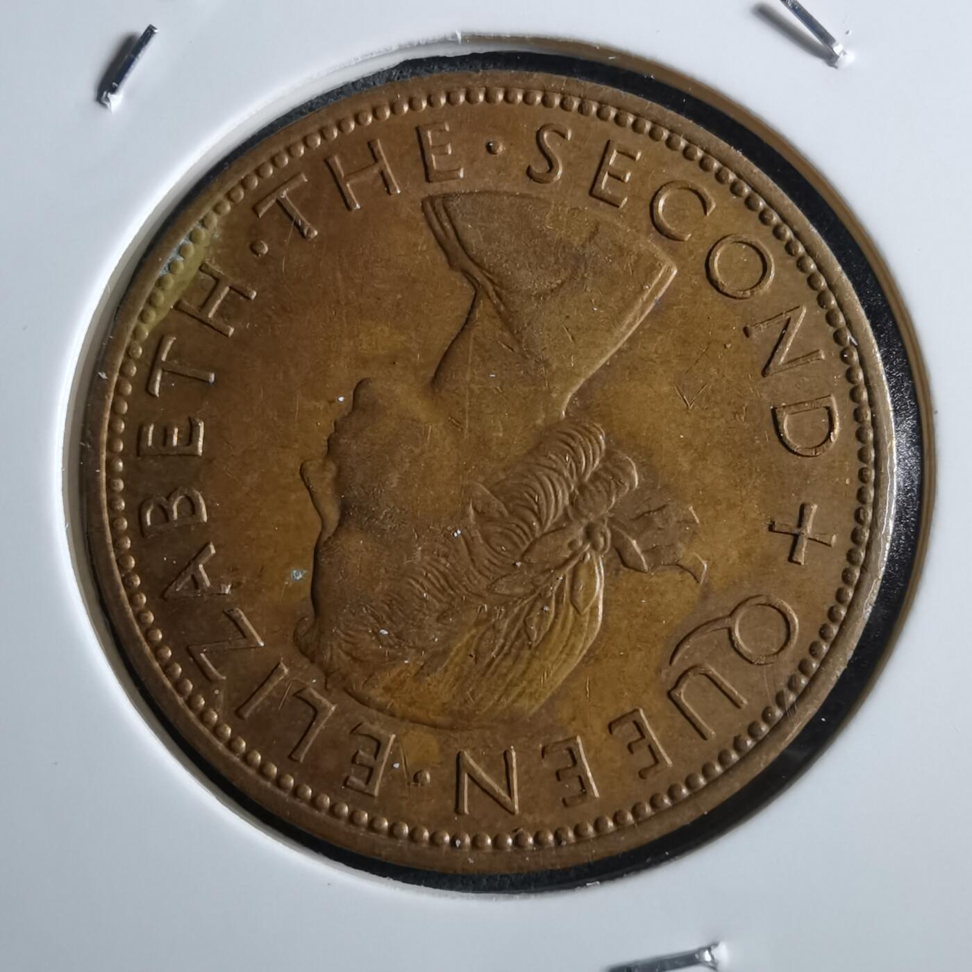 沼泽如烟--第966场 新西兰1964年1便士