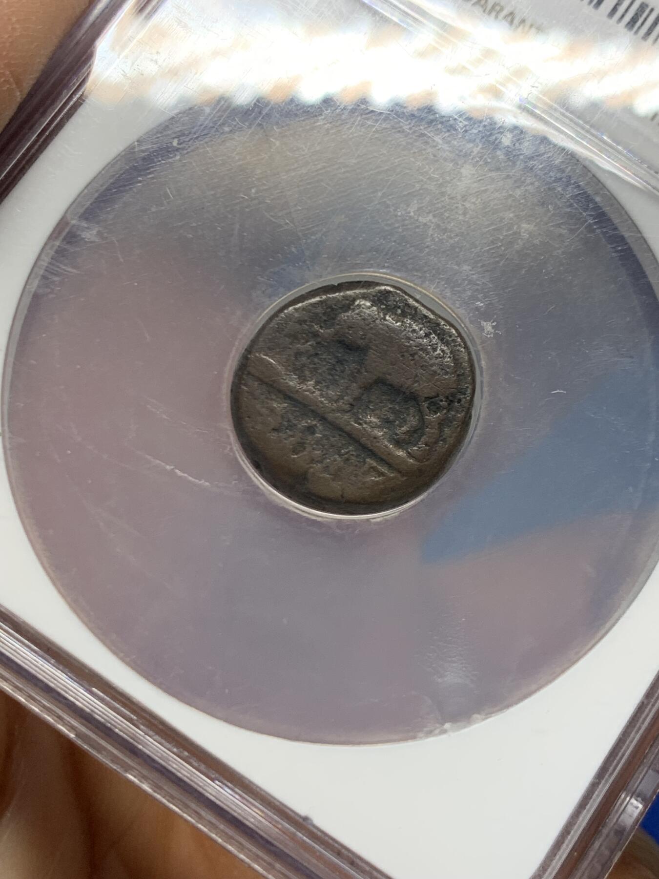 《竞宝斋》第459场 周日，周一，2场连拍 （全场包邮）欢迎送拍 亚军分 NGC VG8BN 英属锡兰1815年1/48Rixdollar铜币