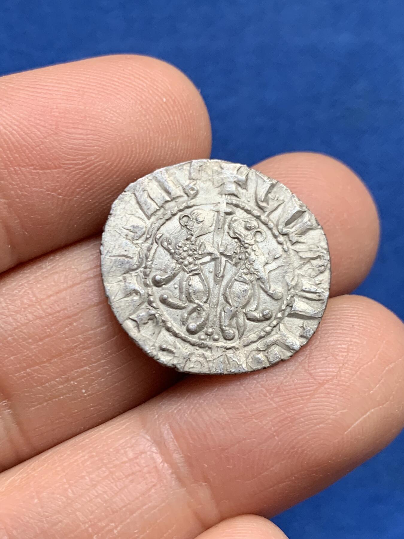 《竞宝斋》第459场 周日，周一，2场连拍 （全场包邮）欢迎送拍 中世纪亚美尼亚菜瓮一世银币 背面狮子鬃毛打制清晰