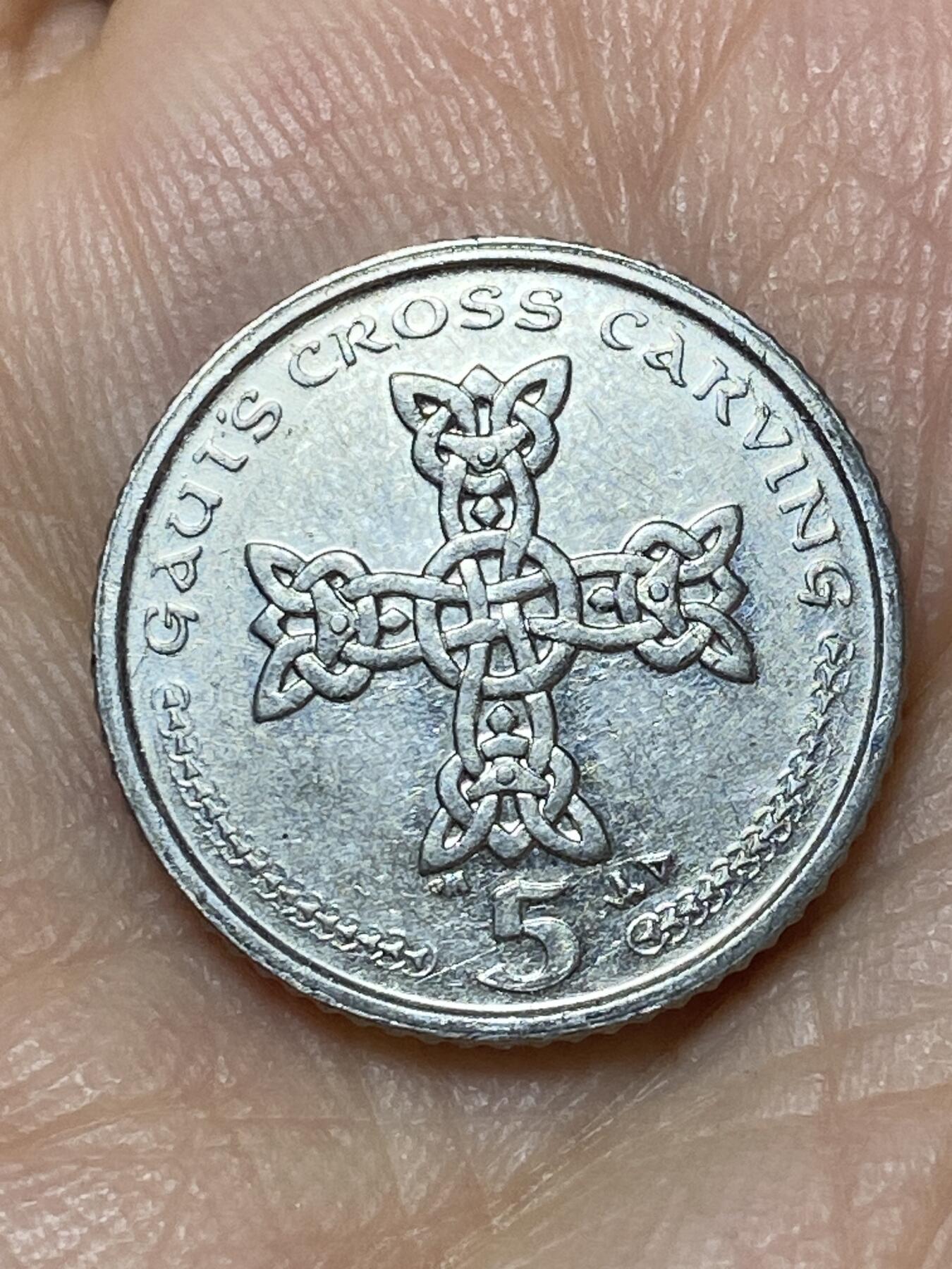 2026年第十一场(总第一百八十场）外国好品散币场(免佣金) 英属马恩岛🇮🇲2003年5便士(伊丽莎白二世老年)