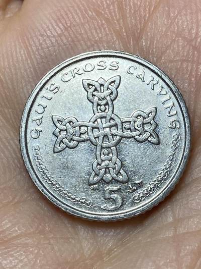 2026年第十一场(总第一百八十场）外国好品散币场(免佣金) - 英属马恩岛🇮🇲2003年5便士(伊丽莎白二世老年)