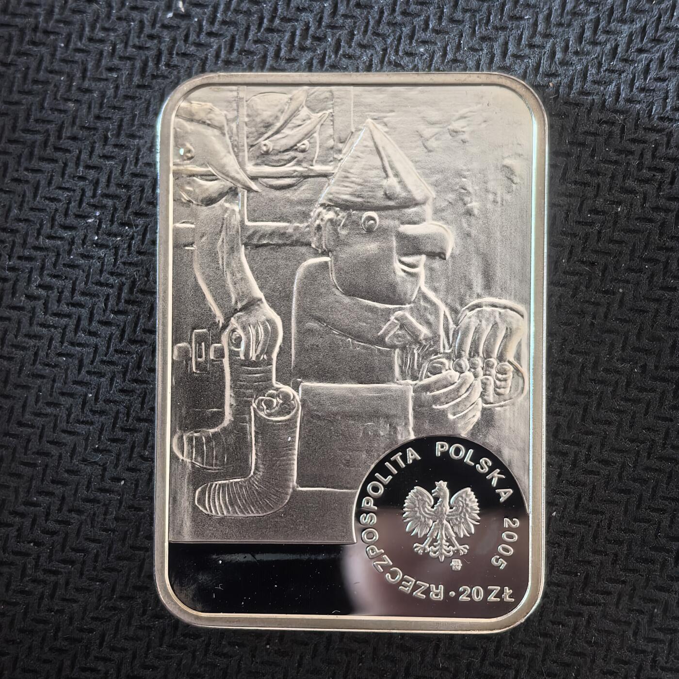 道一币馆币章第一百六十四场 原盒 波兰2005年画家 - 塔德乌什·马科夫斯基20兹罗提精制银币  28.28g 925s