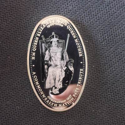 道一币馆币章第一百六十四场 - 赞比亚2000年伊丽莎白王太后百岁寿辰4000夸查精制银币 20g  925s