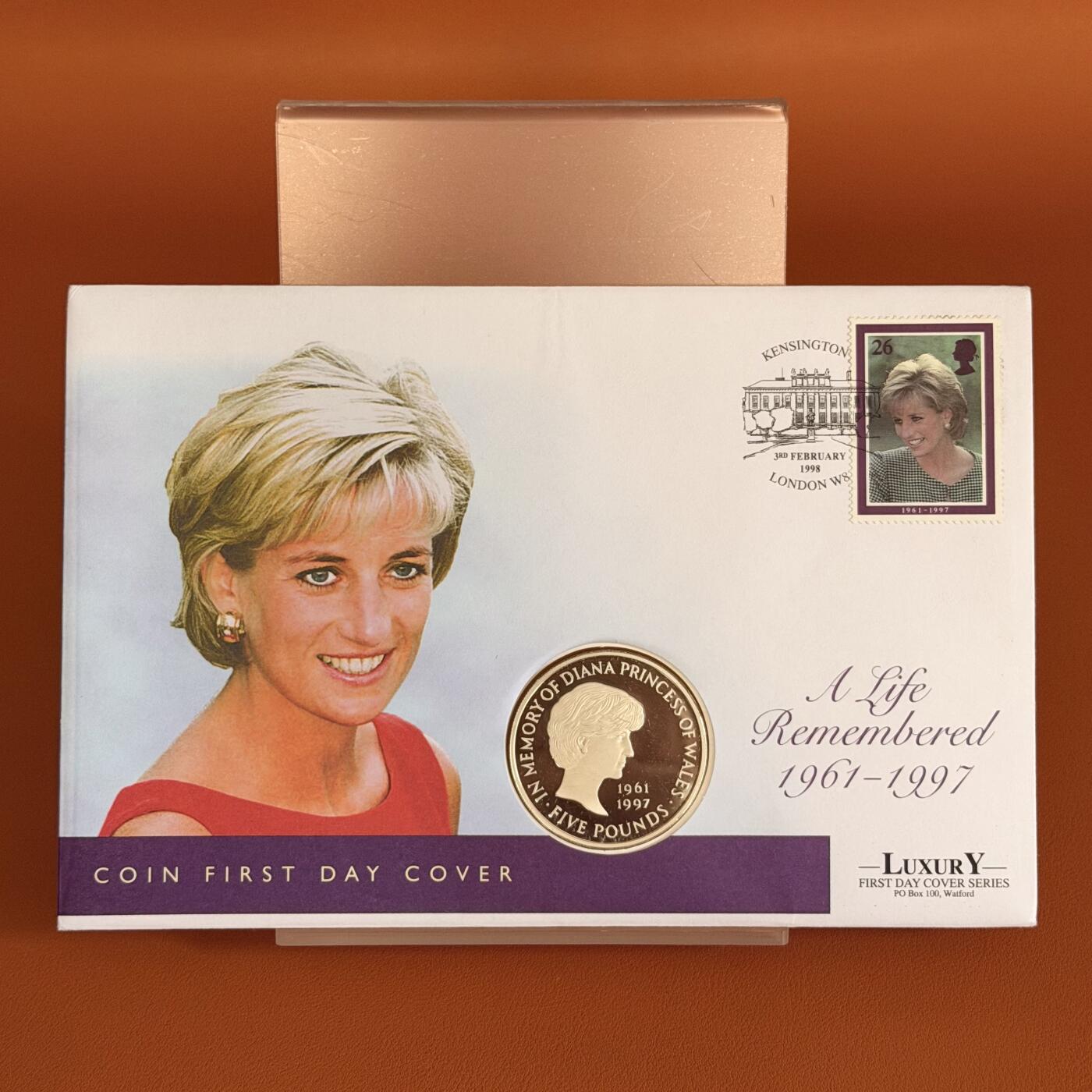 ＜星葵钱币社＞散币克朗场第68期·1月23日发货 〈邮币封〉英国1997年戴安娜王妃5镑克朗型纪念币
