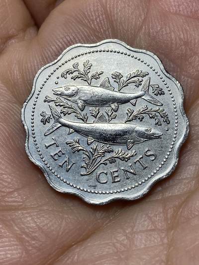 2026年第十一场(总第一百八十场）外国好品散币场(免佣金) - 巴哈马🇧🇸1980年10分(第三版，铜镍材质无磁版)